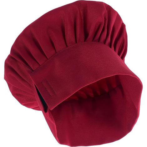 Toque de chef ajustable avec élastique, casquette de travail pour l'industrie alimentaire (1/5)