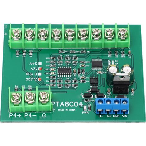 PT100 RTD 4-Kanal RS485 Temperatursensorplatine, Temperaturerfassungsmodul, A220 Widerstandskollektor -40-220℃ DC12V (1/5)