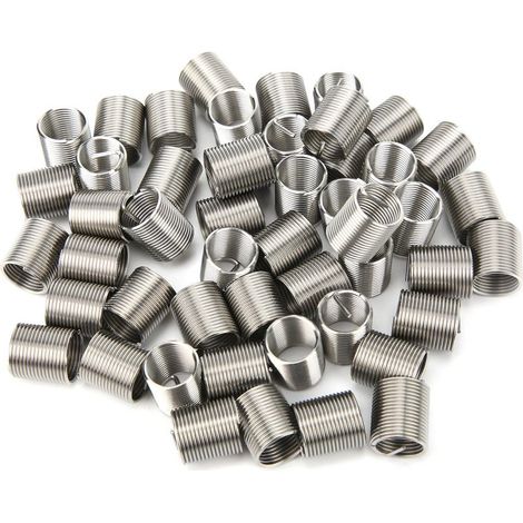 50 inserti M10x1x2D di riparazione filettatura dado riduttore maschio femmina in acciaio inox viti senza fine (1/5)