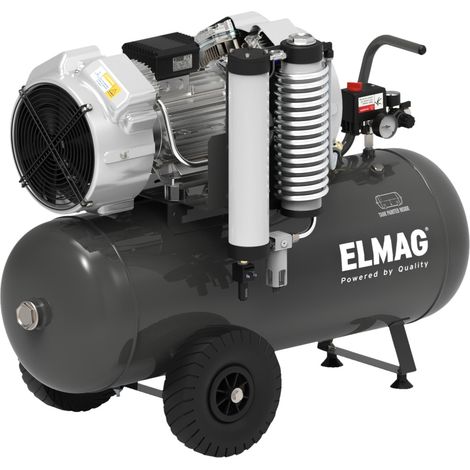 ELMAG Dentalkompressor 480/8/90W - fahrbar, EXTREME 4D 90L 2,50CV (inkl. Adsorptionstrockner) (1/2)