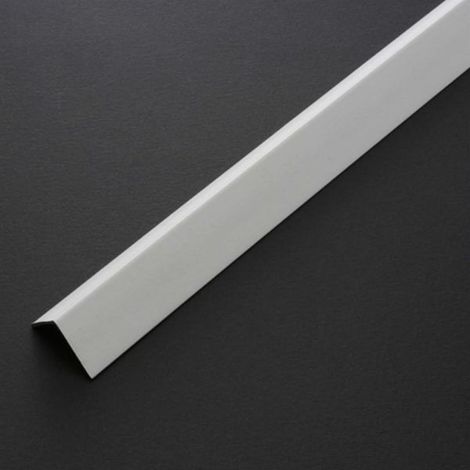 PROFILO ANGOLARE PARASPIGOLO IN PLASTICA PVC BIANCO 20X20 H 2,60 MT