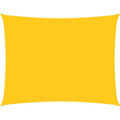 Maison Exclusive - Voile de parasol tissu oxford rectangulaire 2,5x4 m jaune (1/5)