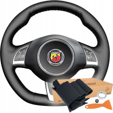RIVESTIMENTO DEL VOLANTE PER FIAT ABARTH 500 500C 595 595C (1/5)