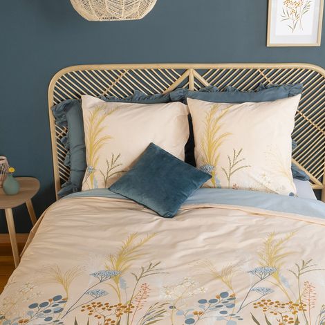 Parure de lit HELIA coton Taie 63x63 cm 240x220 cm (1/5)