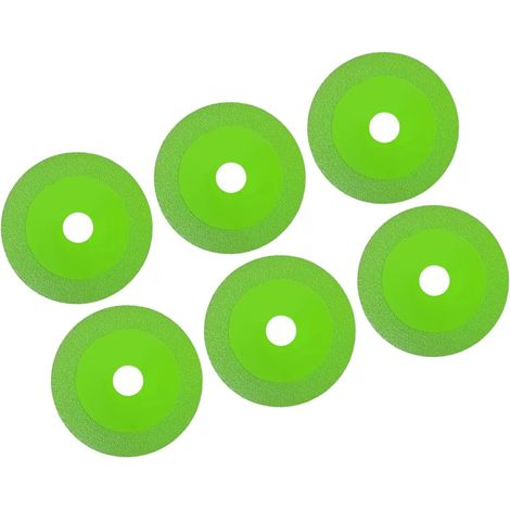 6PCS Circular Standard Ceramic Cutting Diamond Bottle Blade Glass