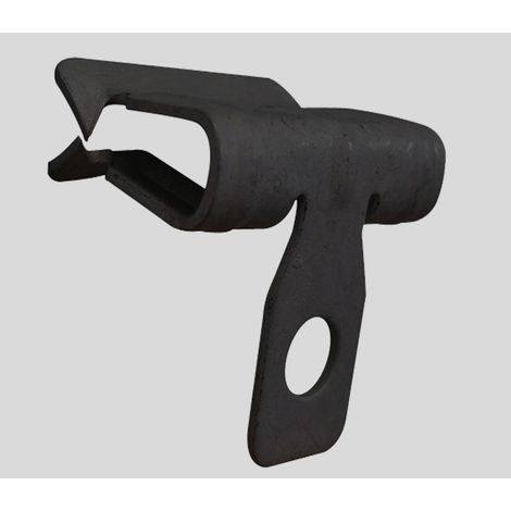 Direct Filet – Clip de fixation rapide sur poutrelle 3/10mm – Acier galvanisé – Résistance 200 kg – Installation facile avec marteau