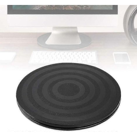 Support pivotant à 360° Lazy Susan avec roulements à billes en acier pour TV, écran d'ordinateur, ordinateur portable et haut-parleur (8 pouces) xc (1/4)