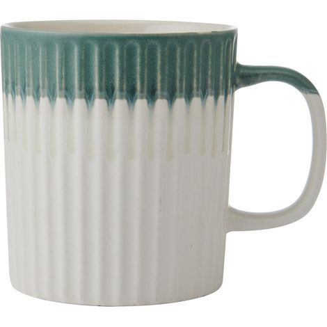 Taza verde con textura 410 ml Mikasa