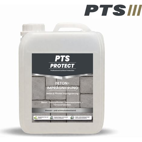 PTS Protect Betonimprägnierung – 5L wasserbasierter Schutz für Beton, hydrophob und Schmutzabweisend (1/5)