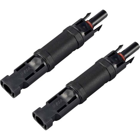 [NEUWERTIG] B-Ware Sygonix Solar-Sicherungshalter Solarstecker 1000V 20A 1 Paar für Solarkabel (1/2)