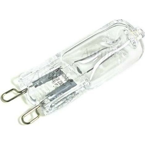 Ampoule halogène pour four G9 - Lot de 3 ampoules G9 25W 230V, résistantes jusqu'à 300°C, noir et gris (1/4)