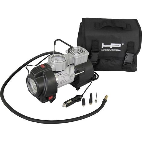 Hp-autozubehor Compresor de aire 12V negro polivalente