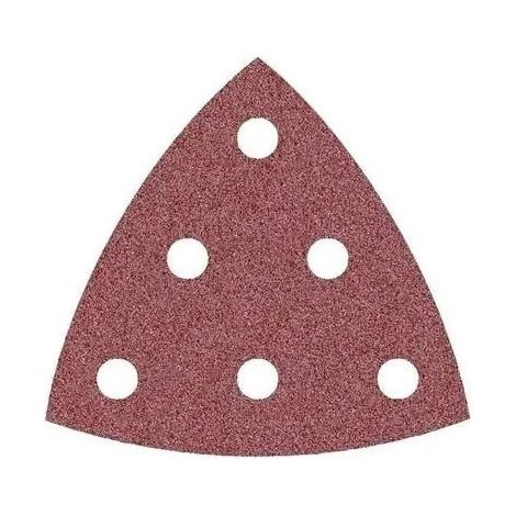 Velcro pads 94x94x94 A/O, 80 grain, 6 fori, 5 pads