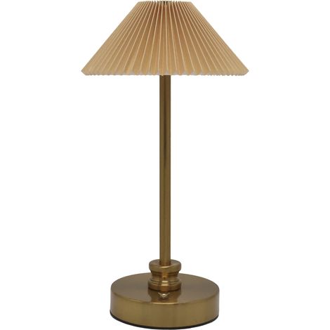 Lampe de table LED, 30 cm, rechargeable, intensité réglable, USB, pour table de chevet, bureau, salon ou élément décoratif.-AquaForge (1/4)