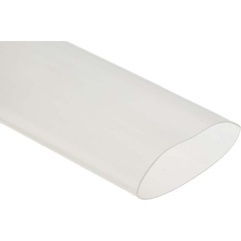 Gaine thermorétractable RS PRO, Dia. 25.4mm Clair rétreint 2:1, 1.2m ( Prix pour Paquet de 5 )