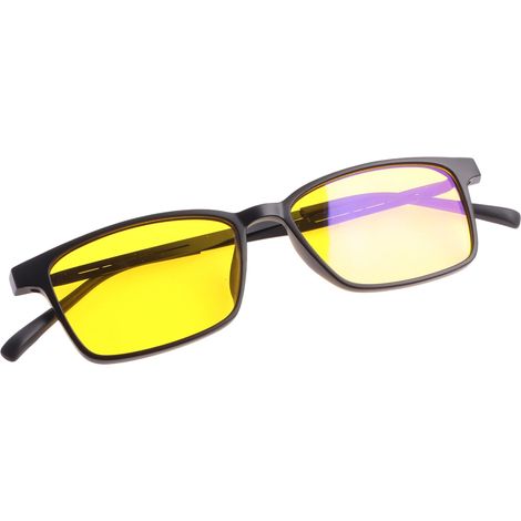 Lunettes De Vision Nocturne - Verres Jaunes Polarisees Anti-Eblouissement - Pour Conduite Nocturne - 1 Piece (1/5)