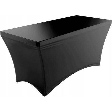 Tovaglia per tavolo da catering NERA 180 cm