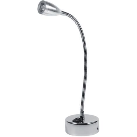 BUNTHAUS Lampes murales LED argentées, col de cygne flexible, lampe de lecture de chevet pour chambre à coucher, blanc chaud (Type 2) (1/5)