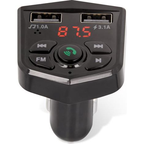 Émetteur FM maXlife MXFT-02, chargeur de voiture MP3 de type T (1/4)