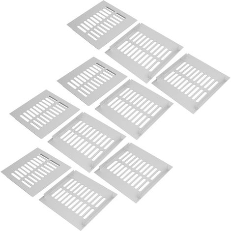 10 pièces 150 mm x Grille d'aération en aluminium avec à persiennes pour (1/3)