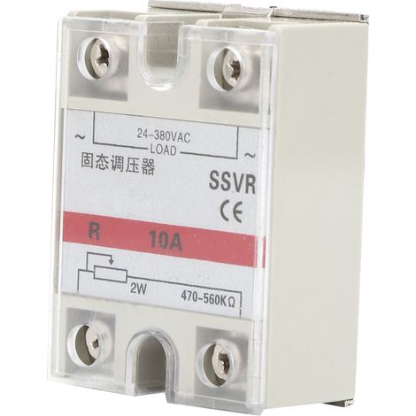 Régulateur de tension statique basse fréquence SSVR avec boîtier en plastique technique 10 A (1/5)