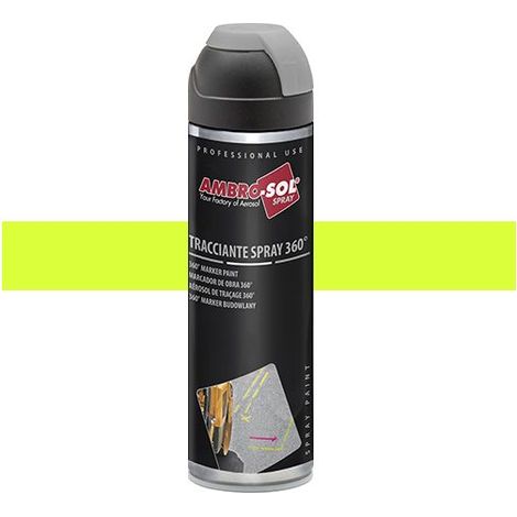 SPRAY TRACCIANTE FLUORESCENTE AMBROSOL 500 ml - Giallo (1/2)