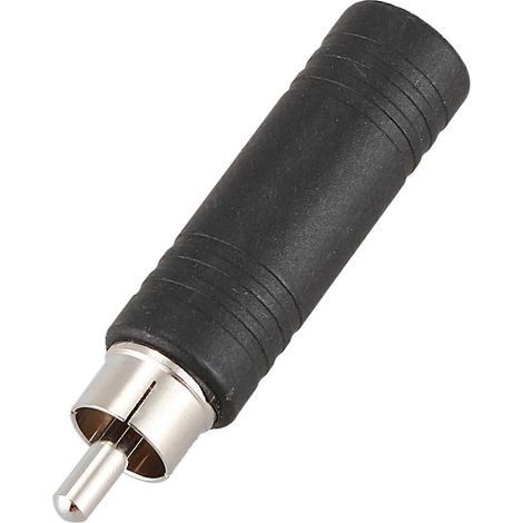 Adaptateur audio mono femelle vers RCA mâle 10 x 6,35 mm (1/4 pouce) (1/5)