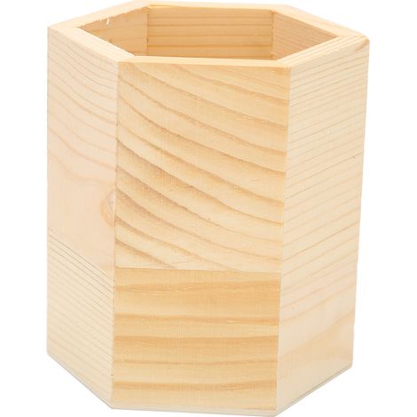 Porte-pinceaux de maquillage en bois, organisateur de rangement pour pinceaux cosmétiques, outil de nail art pour manucure. (1/5)