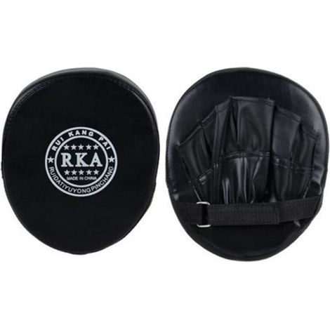 Ensemble de protections de boxe - 2 pièces - Cible de boxeur - Entraînement de boxe - Noir (1/5)