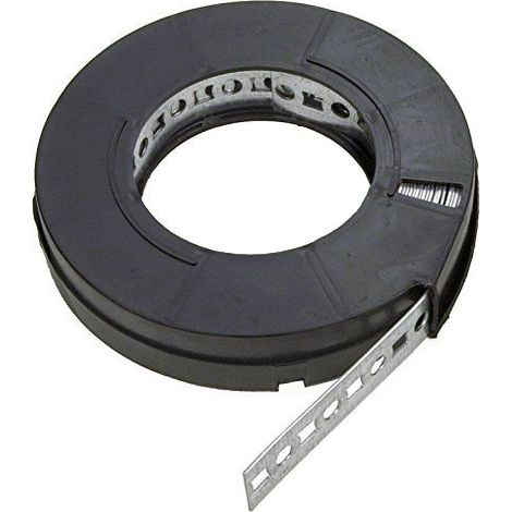 Connex HV2910 Bande de Montage perforee 12 x 0,75 mm, 10m, galvanise, Multicolore