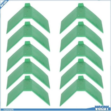 Support barre repos colombe en plastique vert antidérapant, 10 pièces perchoirs pour oiseaux, fixation stable pour cage à oiseaux (1/4)