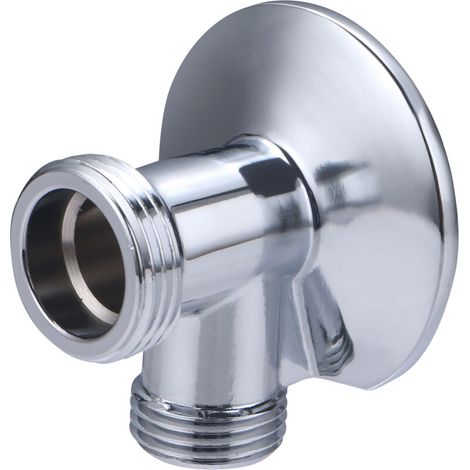 – Raccord de robinetterie double mâle M1/2 – M3/4 – Filetage entrée 1/2" – Fixation murale – Pour installations sanitaires (1/4)