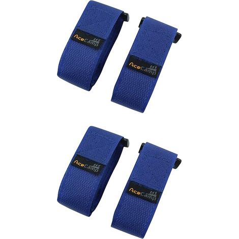 Sangle Double Pack 2,5 x 90 cm Sangle Tout Usage Taille 90 cm Sangle de Fixation vélo Sport Bleu 91289 (1/3)