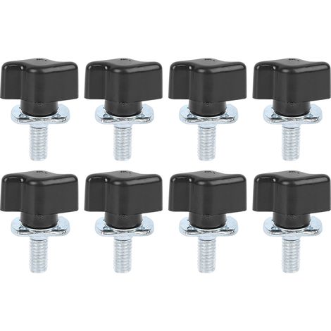 Kit de fixation à dégagement rapide pour toits rigides des modèles Jeep Wrangler YJ TJ JK, comprenant des vis et des écrous M8 25 mm 95-16. (1/5)