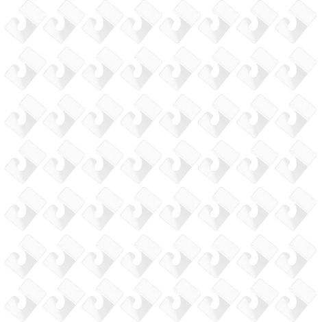 Étiquettes Adhésives à Crochets Auto-adhésives Transparentes en Pvc 27 X 42 Mm, 200 Pièces, Suspendre de Produits en Magasin, Affichage Détail et Organisation (1/5)