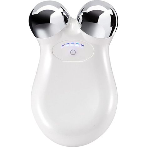 Appareil de massage facial à microcourant, appareil de beauté, masseur à rouleau 3D, massage du visage, lifting, raffermissement de la peau, rajeunissement, appareil de beauté manuel, microcourant
