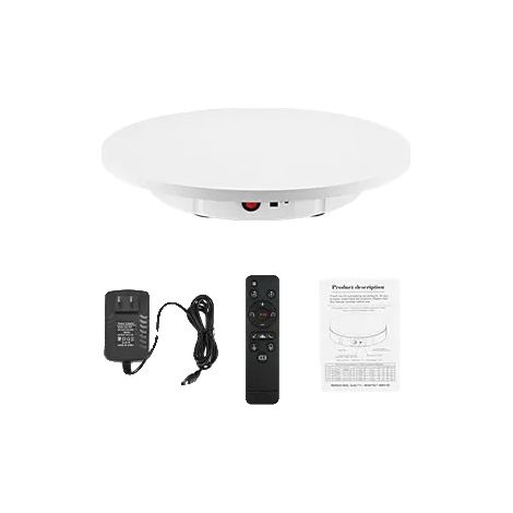 Plato giratorio, rotación de 360 ​​grados, función de control remoto, batería -BL (1/2)
