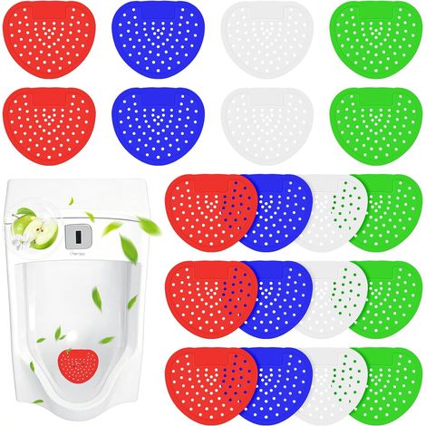 20 Pcs Urinal Sieve Scented Urinal Strainer 30 Day Fresh Effect Splash Guard for Shopping Malls, Offices and Schools (Random Color) (1/5)