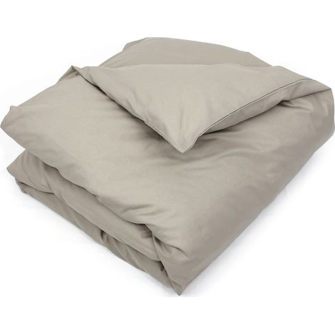 Housse de couette uni coton ALTO 280x240 cm (1/5)
