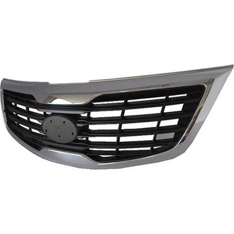 Grille de calandre avant noire avec moulure chromée Kia Sportage 3 (SL) 2010-2014