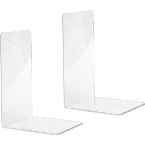 Présentoir à livres en acrylique, serre-livres au design élégant, étagères, supports à livres, présentoirs pour albums photos de table pour exposer des livres (1/5)