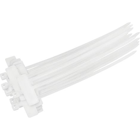 LogiLink KAB0069 organizador de cables Escritorio Soporte de sujeción de cables Transparente 100 pieza(s) (1/5)