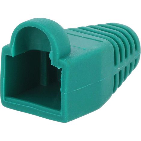 Isolation de prise RJ45 5.8mm Vert