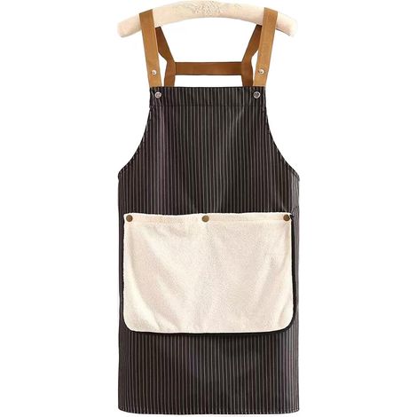 Tablier de cuisine ajustable avec de nombreuses poches, tablier unisexe pour la maison, le restaurant, le café, la pâtisserie, le jardinage et le barbecue. Tablier professionnel. (1/5)