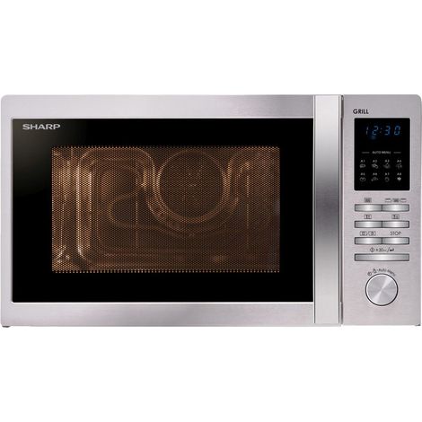 Sharp R722STWE Four Micro-ondes Acier Inoxydable 25L (1/3)