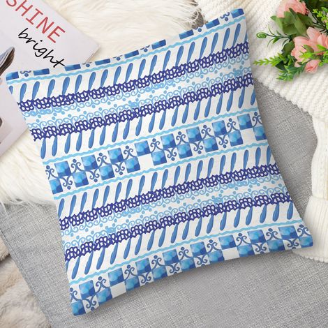 Coussin décoratif bateau rétro, voilier ancien (1/5)