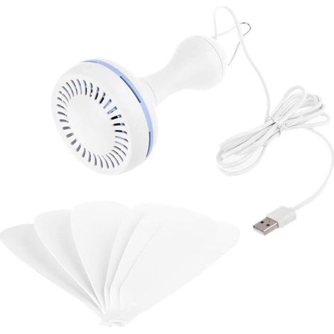 Ventilateur de plafond portable USB pour camping, extérieur, tonnelle, tonnelle, ventilateur de plafond pour batterie 5 V Po
