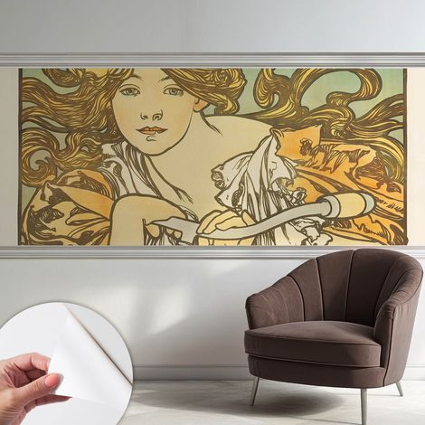 Fototapete Selbstklebend - trendige Wanddeko - Schlafzimmer - Wohnzimmer Frühlingseleganz 250x104 cm (1/5)