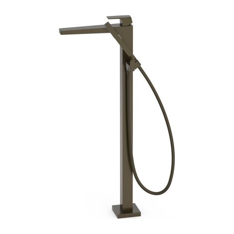 Mitigeur sur pied pour baignoire et douche Noir Bronze - TRES 20247001KMB