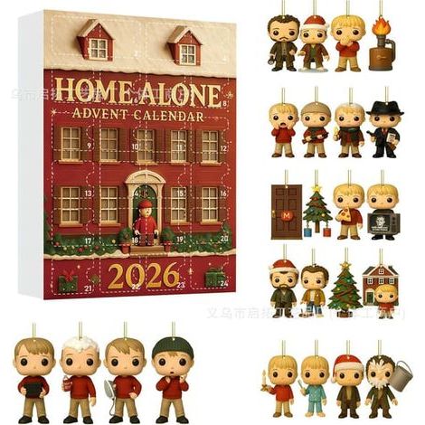 Havsglas Tomte Calendrier de l'Avent 2026 – Liten Tomte Julnedräkning Maison Rouge (1/5)